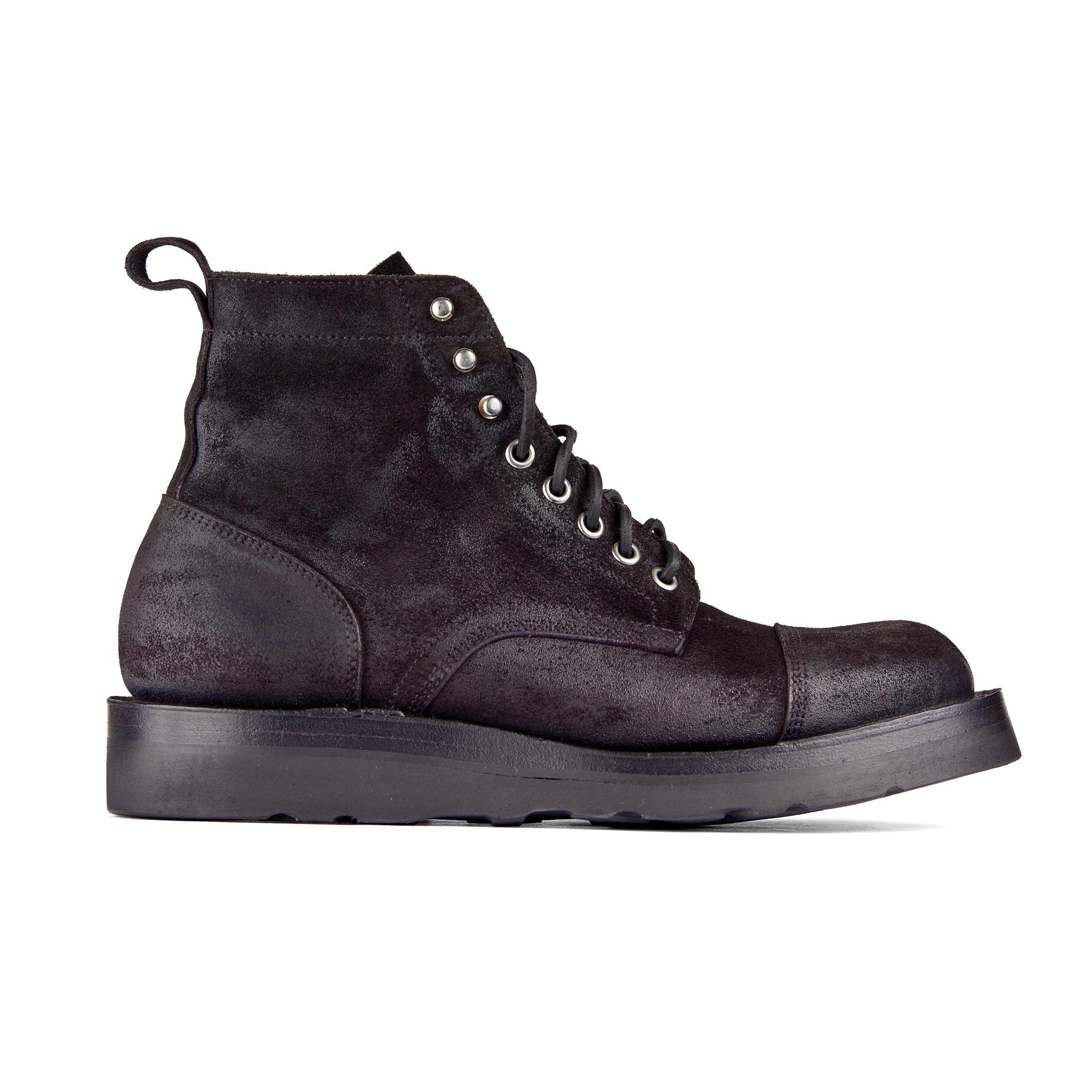 waxed suede