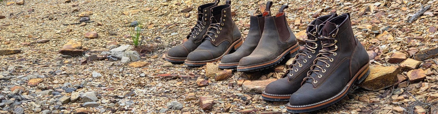 Waxed suede in brown