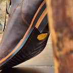 Lace to toe · Waxed Suede · Brown