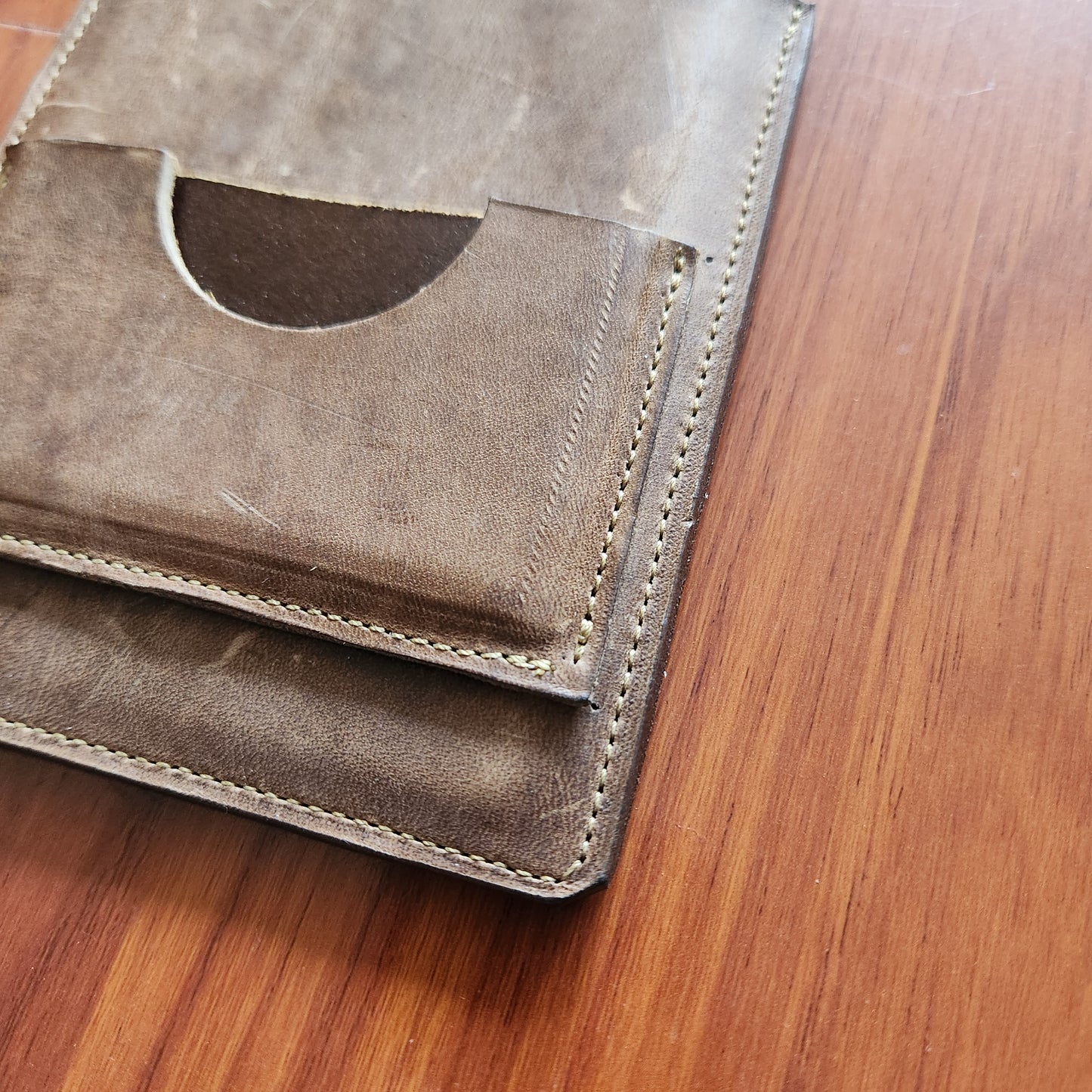 3 in 1 · Passport Holder · Waxed Flesh