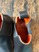 Chelsea in Black - White Wedge Sole - 40.5 EE