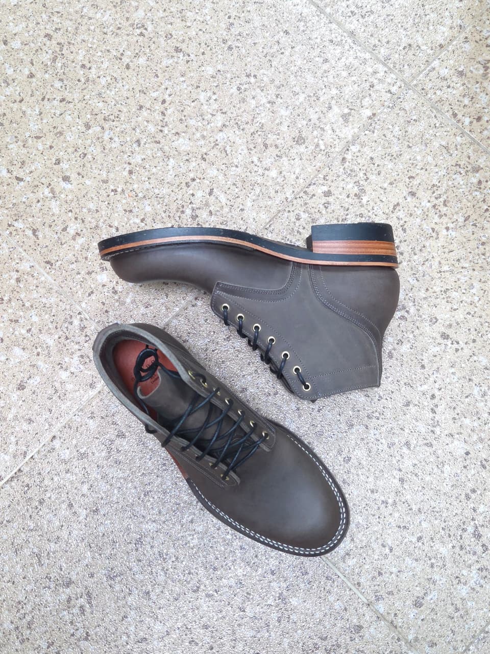 Steel Predator Horween Leather