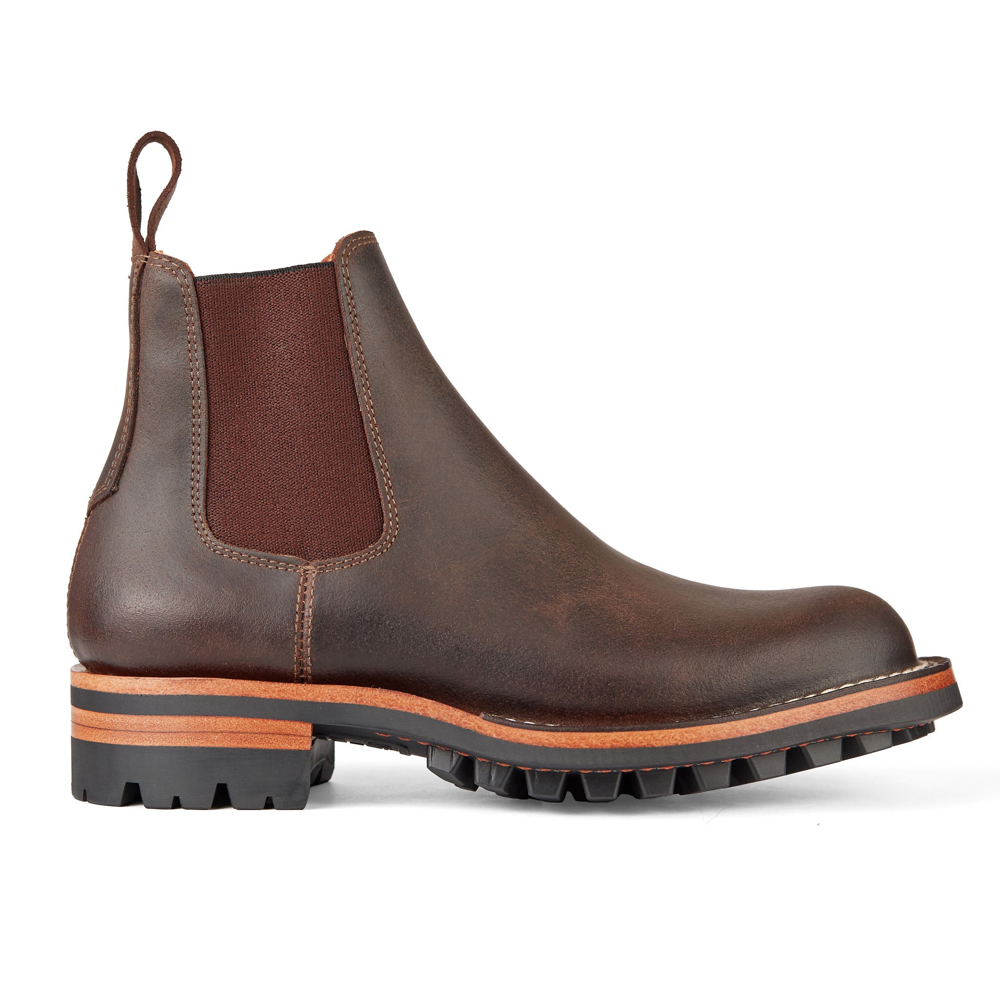 Isidro Chelsea · Waxed Suede · Brown