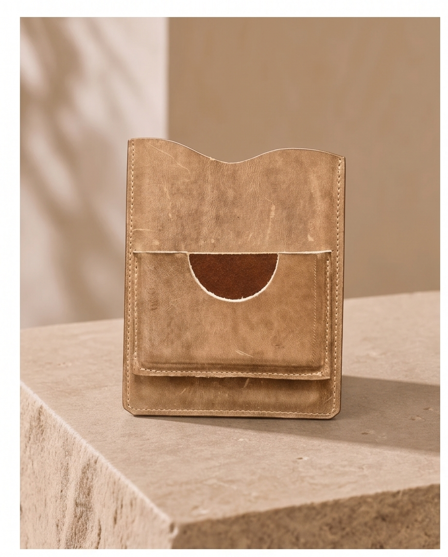 3 in 1 · Passport Holder · Waxed Flesh