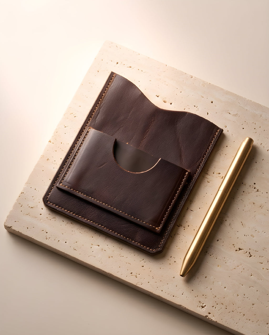 3 in 1 · Passport Holder · Oiled Latigo