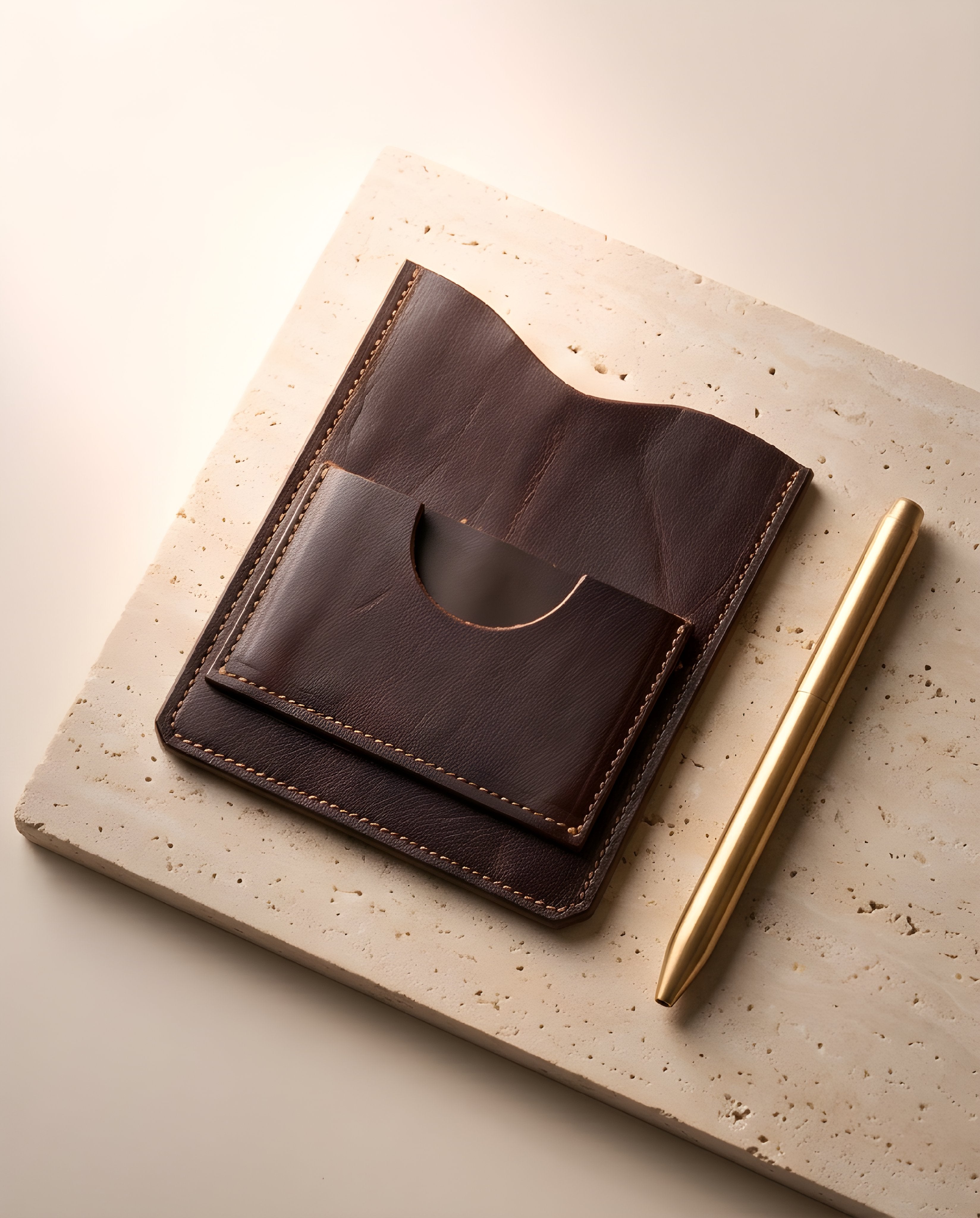 3 in 1 · Passport Holder · Oiled Latigo