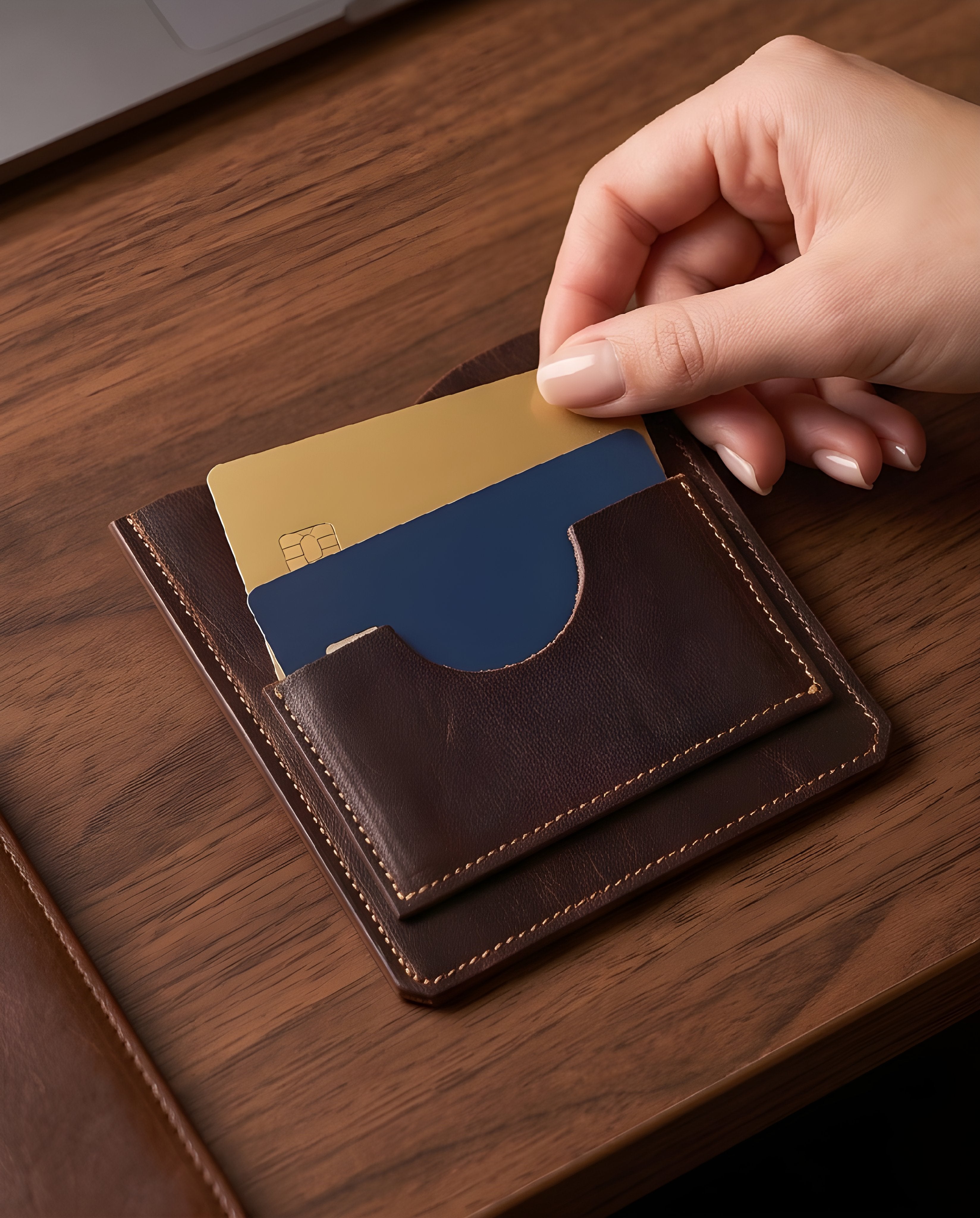 3 in 1 · Passport Holder · Oiled Latigo