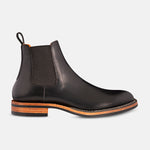 Chelsea boots in black side view